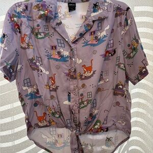 Disney Lavender Aristocats top